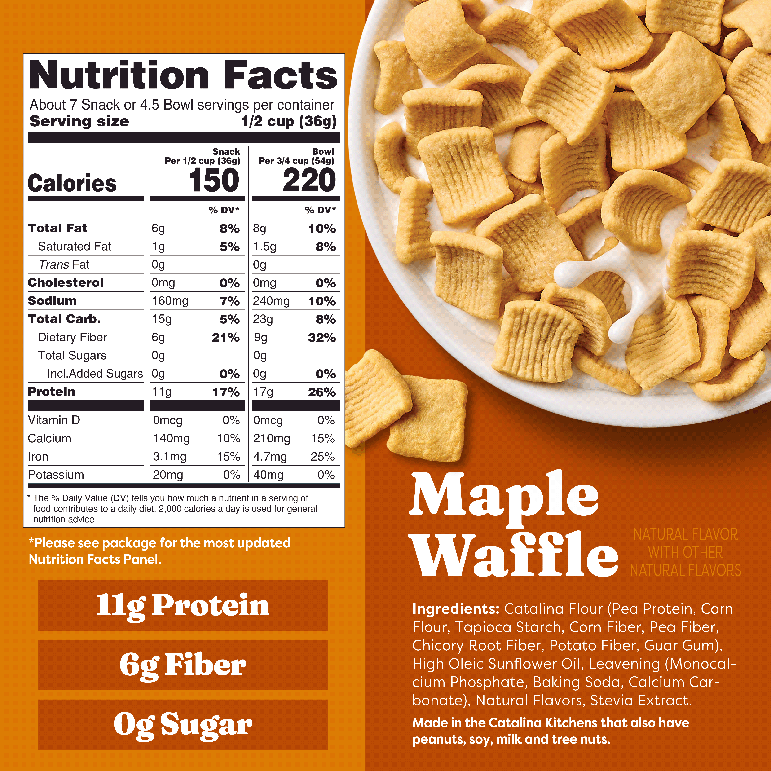 Maple Waffle Cereal - Clean Style