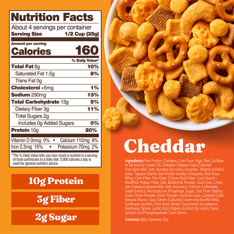 Cheddar Snack Mix - Classic Finish