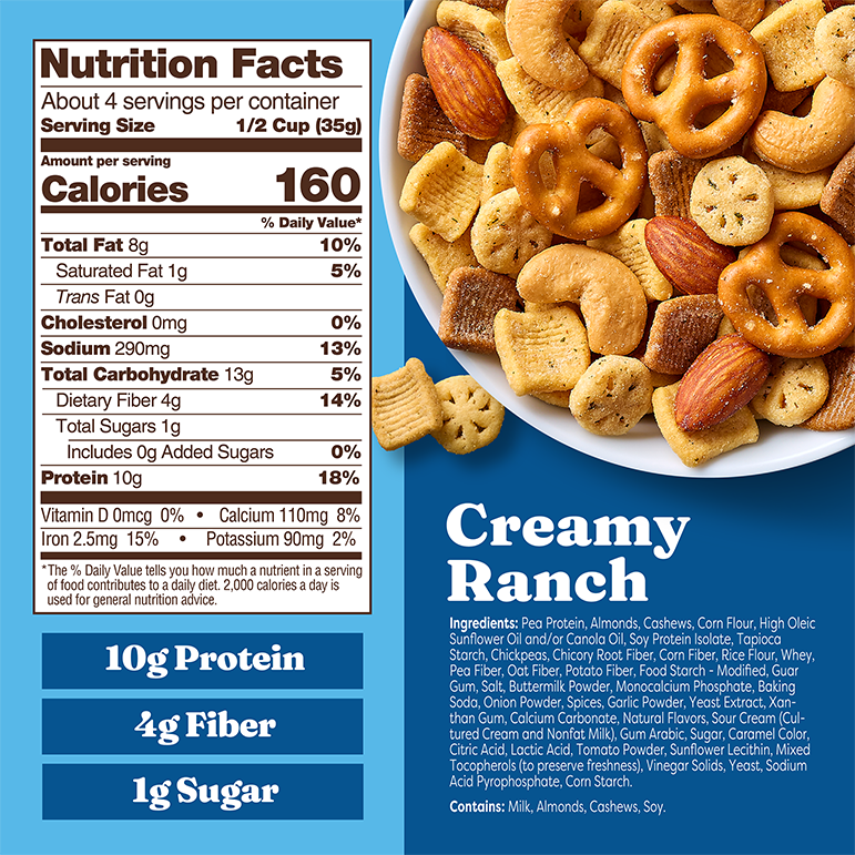 Creamy Ranch Snack Mix - Active Ready