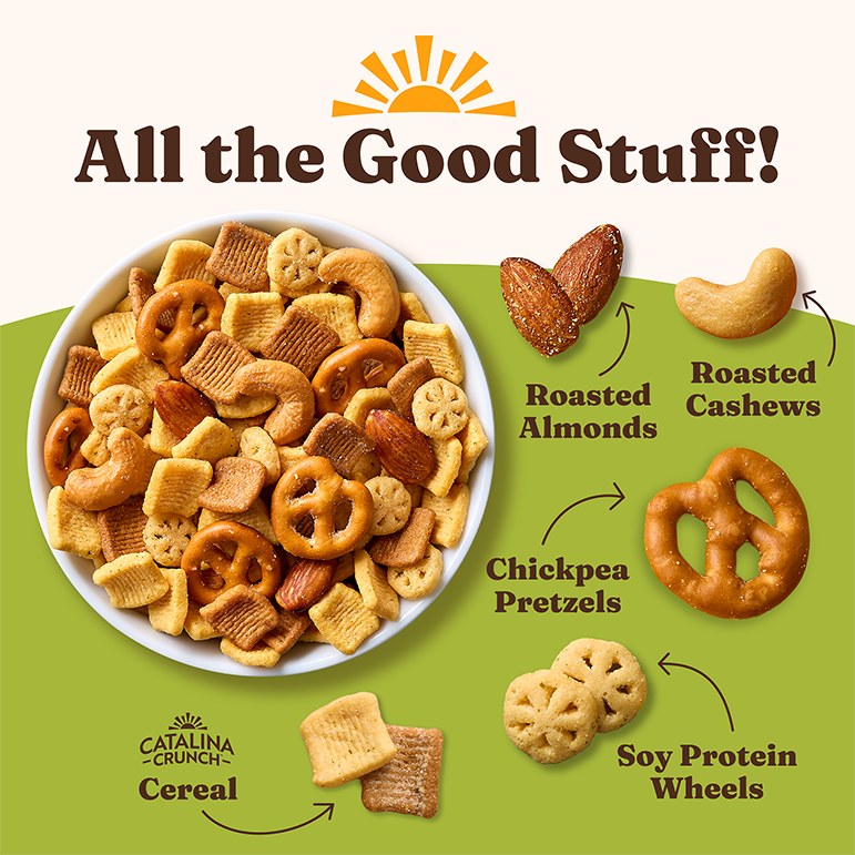 Parmesan Garlic Snack Mix - Fresh Ready