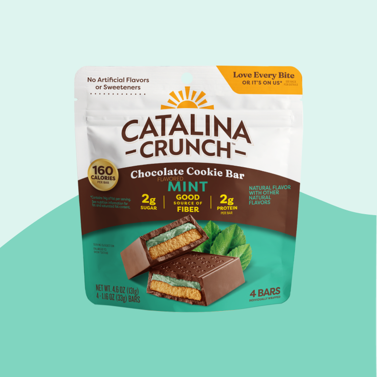 Mint Chocolate Cookie Bars - Calm Complete Bar Assortment