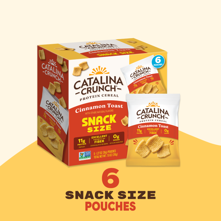 Cinnamon Toast Snack Size Cereal Multipack - Calm Complete Multipack Assortment